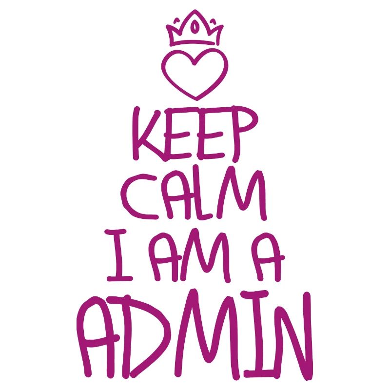 Keep Calm Admin cool admin gift