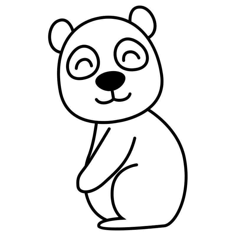 Panda Comic Animal