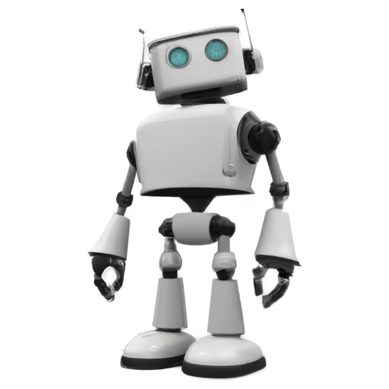Robot 3D en blanc
