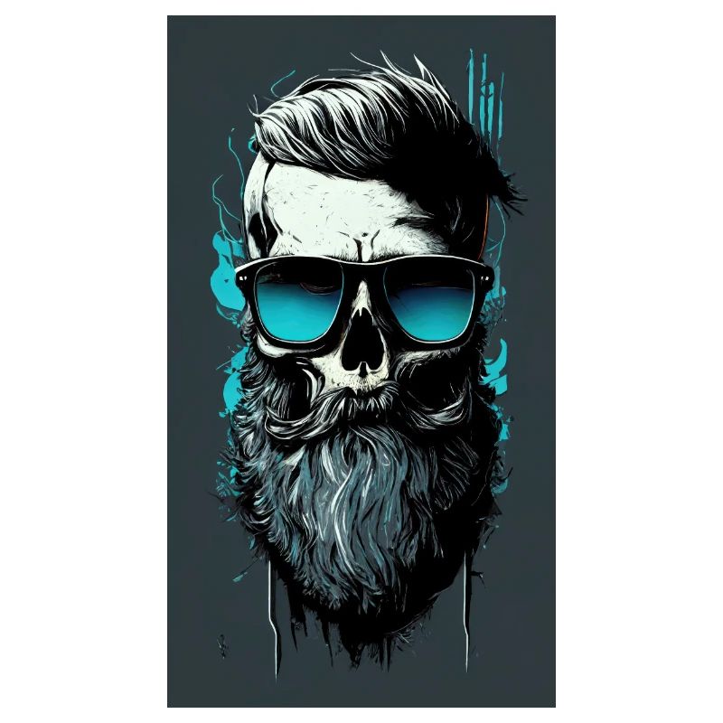 Crâne de hipster