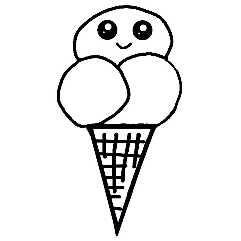 Eis Eiswaffel Eistüte Eiscreme Eiskrem