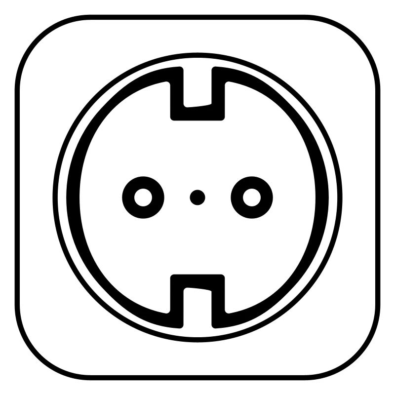 Steckdose Symbol Elektriker