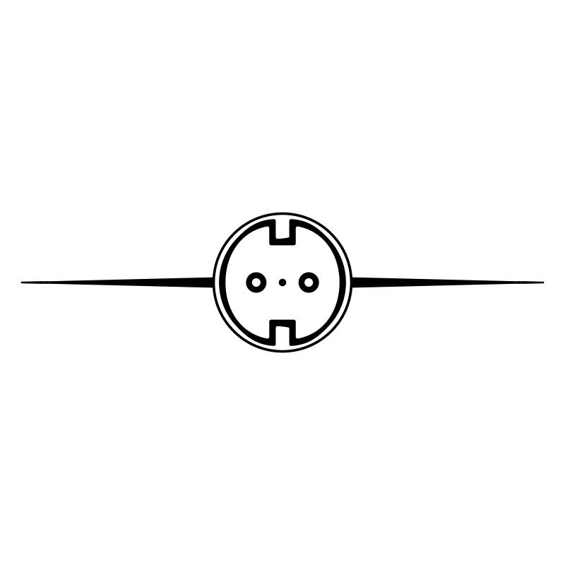 Steckdose Element Symbol