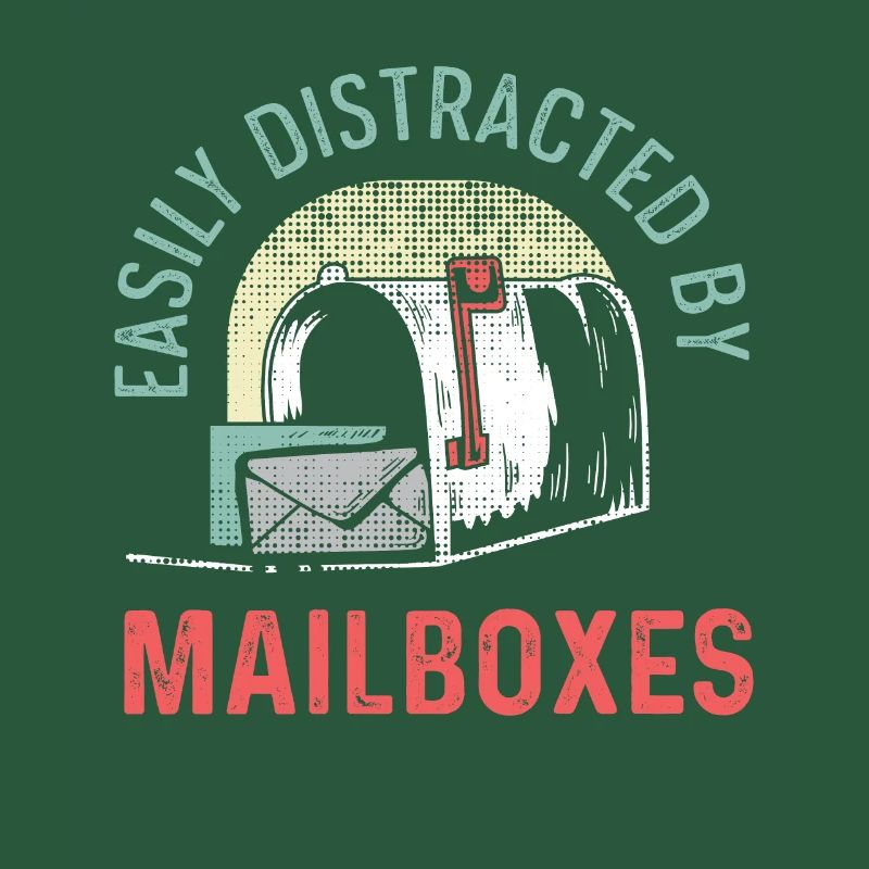 Distracted by mailboxes Committed worker Ges