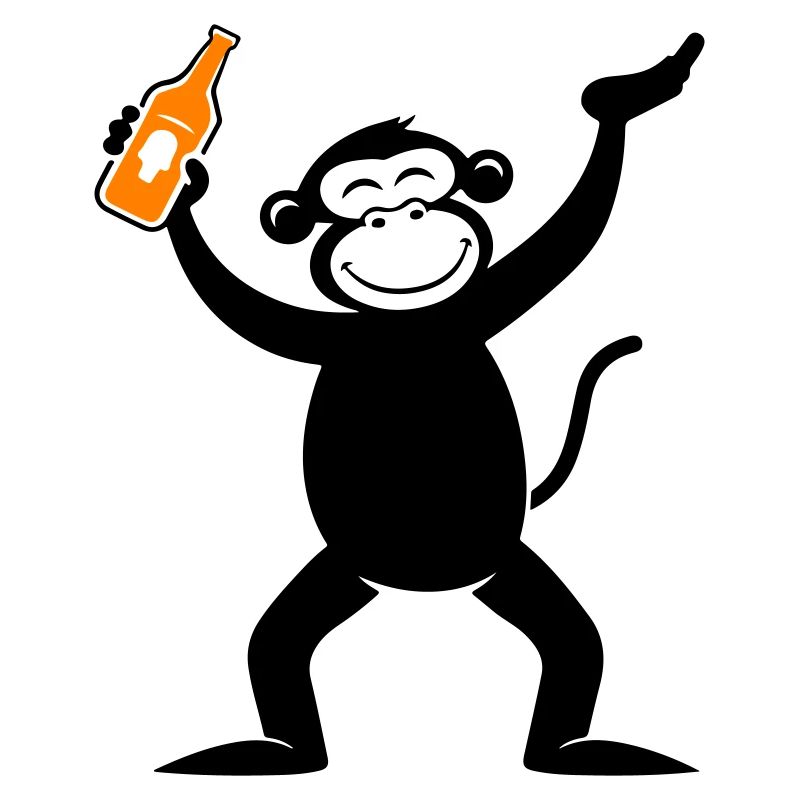Monkey Beer Drôle De Fête Célibataire