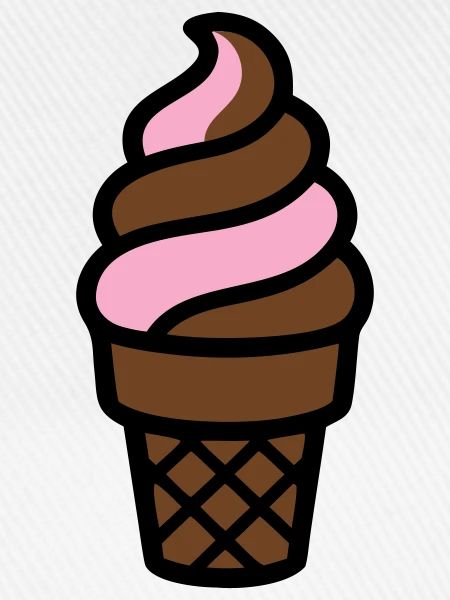 Softeis Eiswaffel Logo