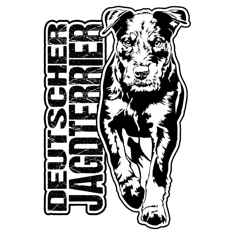 DEUTSCHER JAGDTERRIER Hunde Portrait Jagdhunde