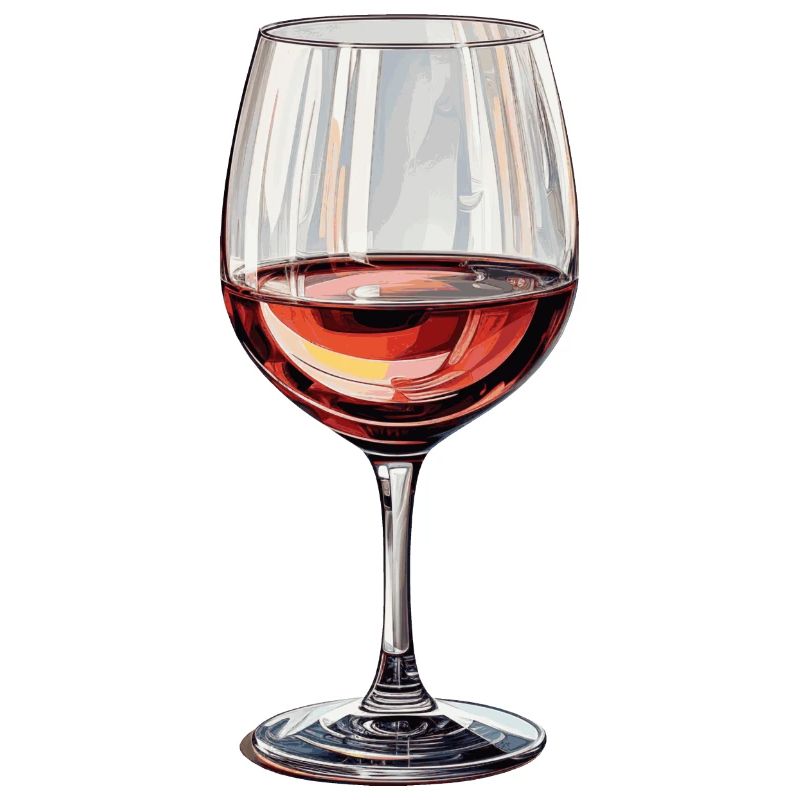Weinglas Rotwein