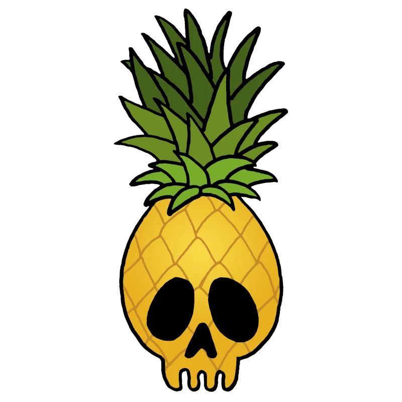 Ananas-Schädel