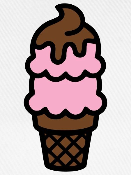 Eiswaffel Eiscreme Icon