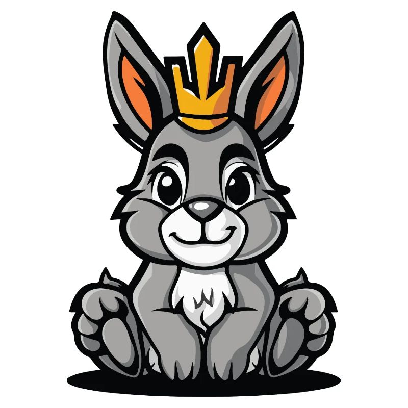 Hase Comic Krone