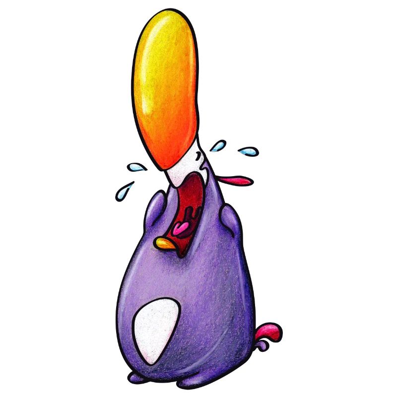 plärrender pinguin