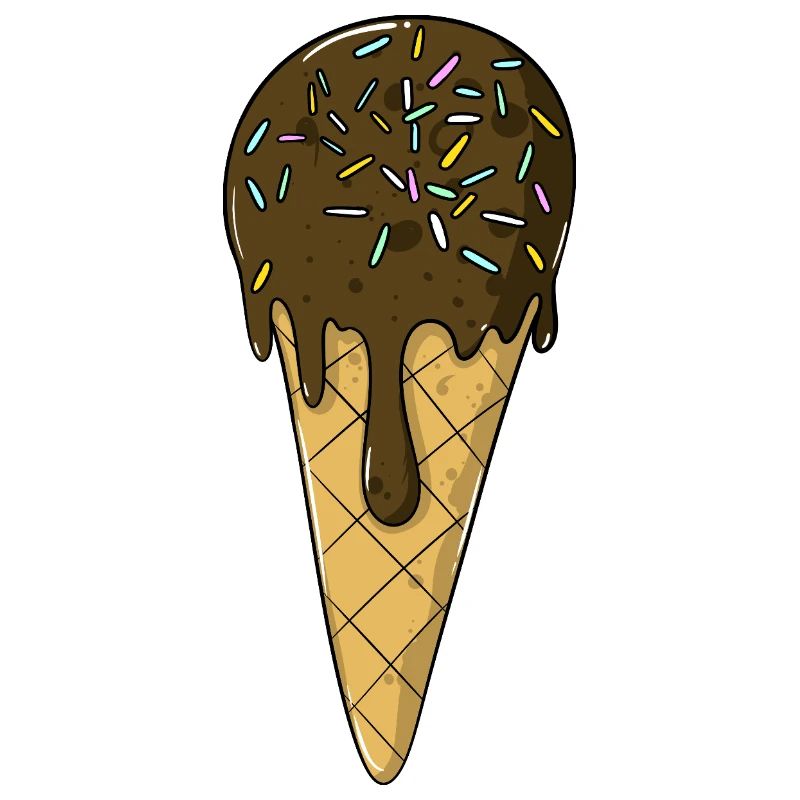 Crème glacée | Glace au chocolat avec pépites | Glaces