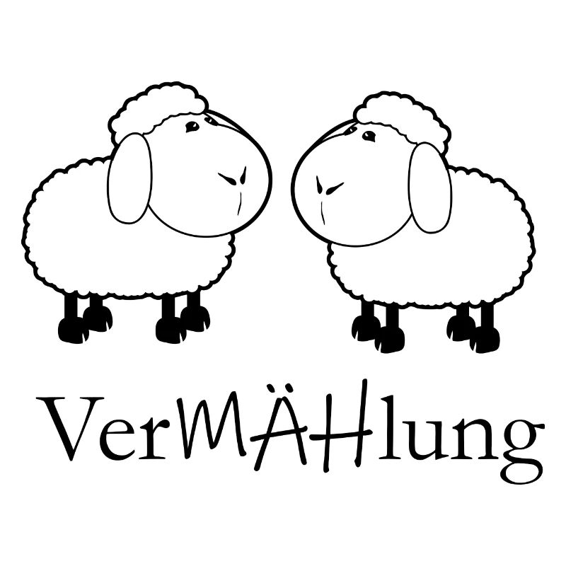 vermählung Schafe Witz