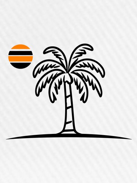 Island Palm Tree Summer