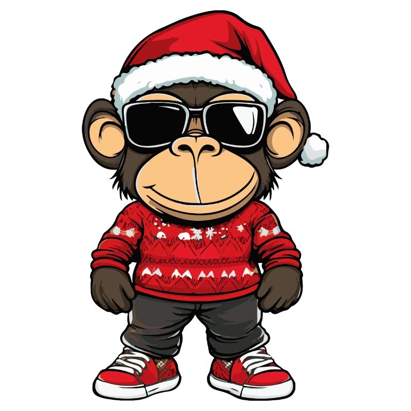 Singe Noël Moche Noël