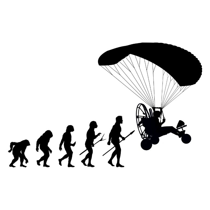 Trike-Gleitschirm Evolution Paragleiten mit Motor