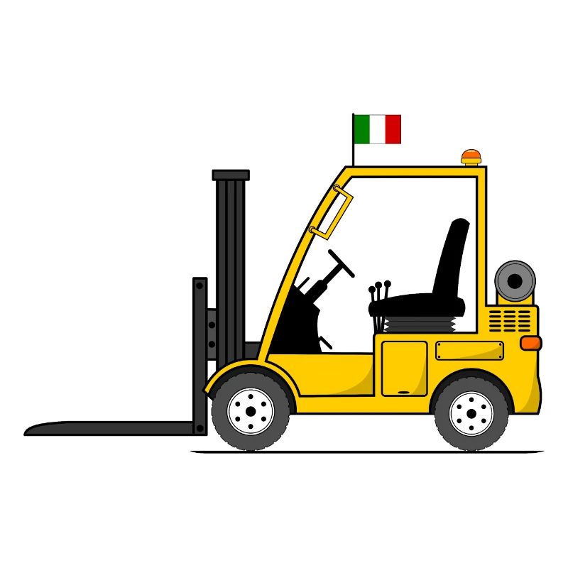 Stapler Italien Flagge