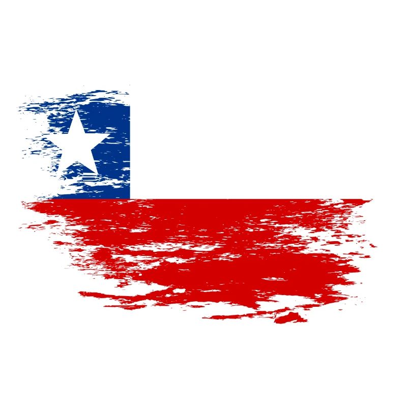 Drapeau chilien utilisé