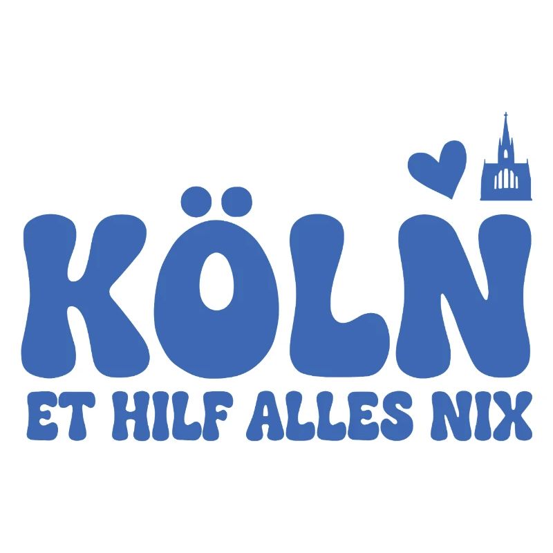 Köln Dialekt Grobschrift Logo