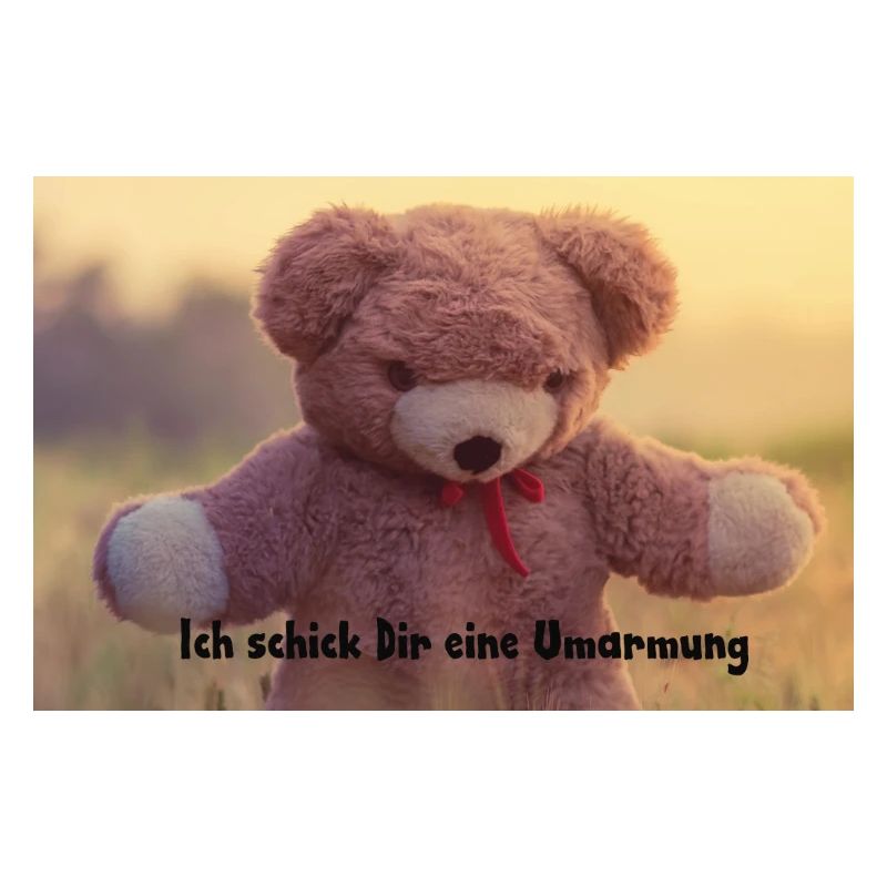 Teddy Bear Hug Print