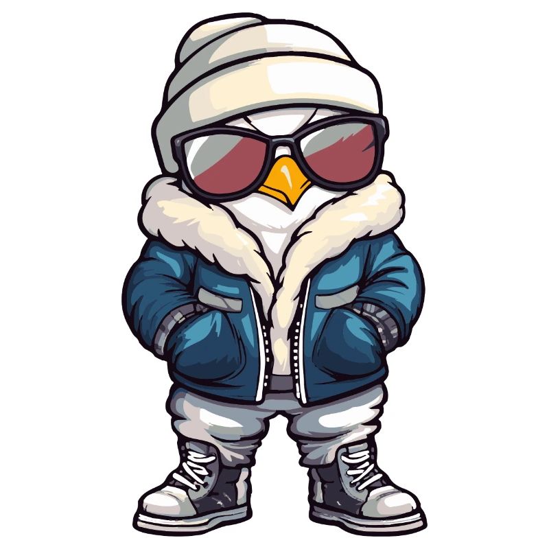 Dove Bird Winter Comic