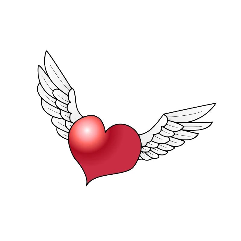 a winged heart