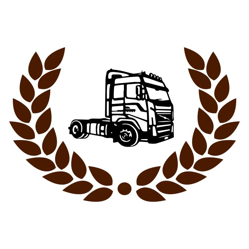 LKW im Lorbeerkranz