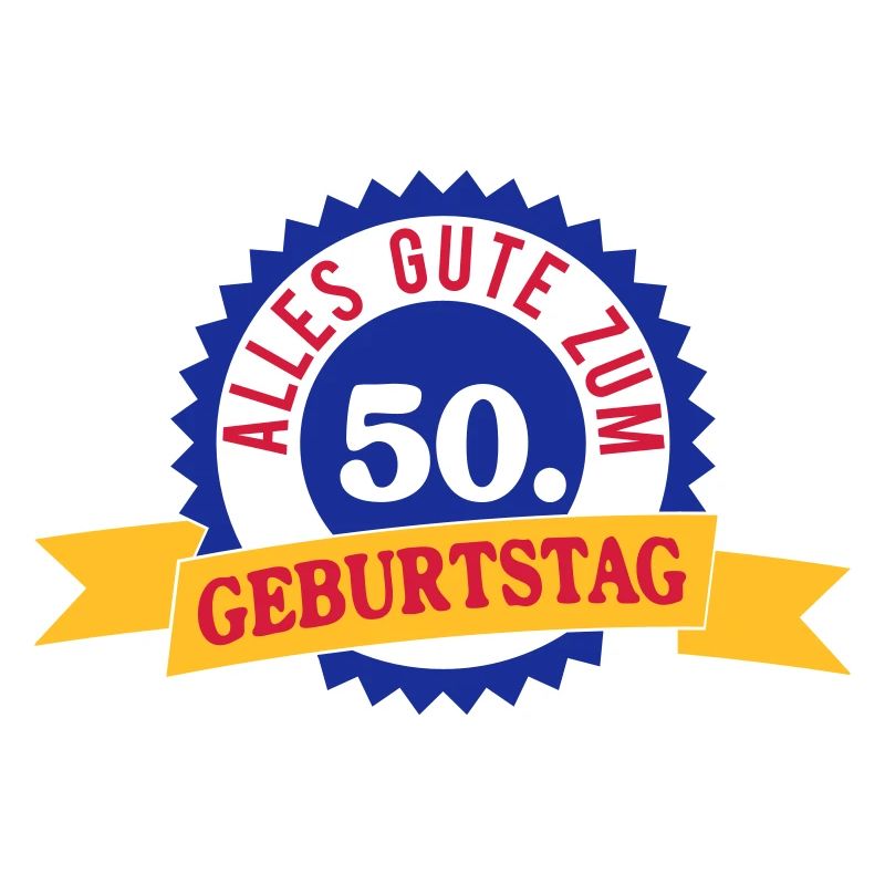 Alles Gute zum 50. Geburtstag