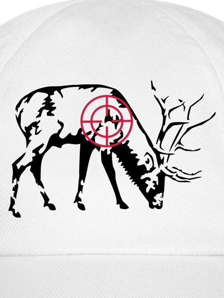 Cerf broutant