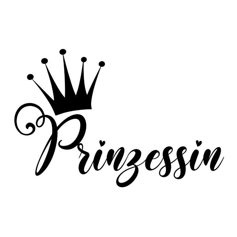 Prinzessin Krone schwarz