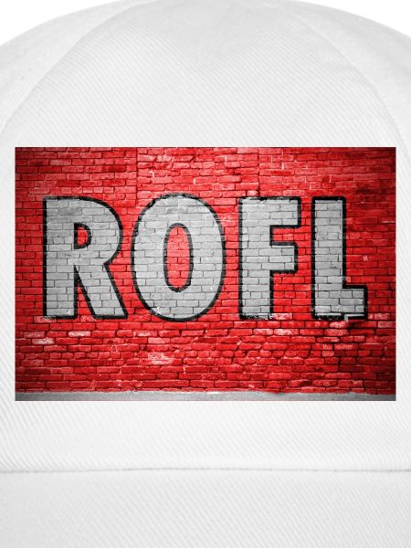 ROFL Brick Wall Graffiti