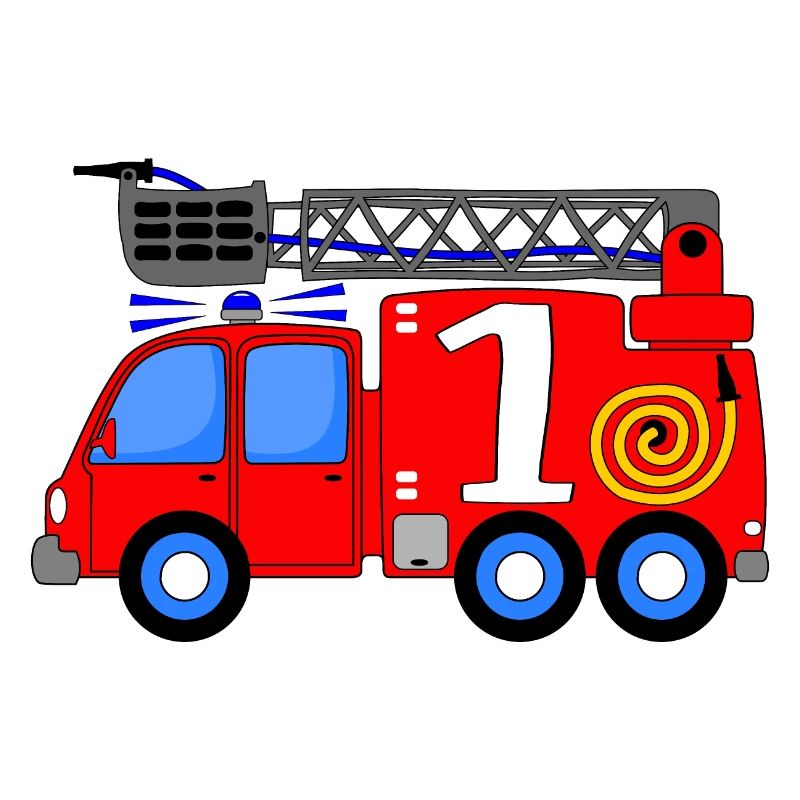 Fire engine 1st birthday children