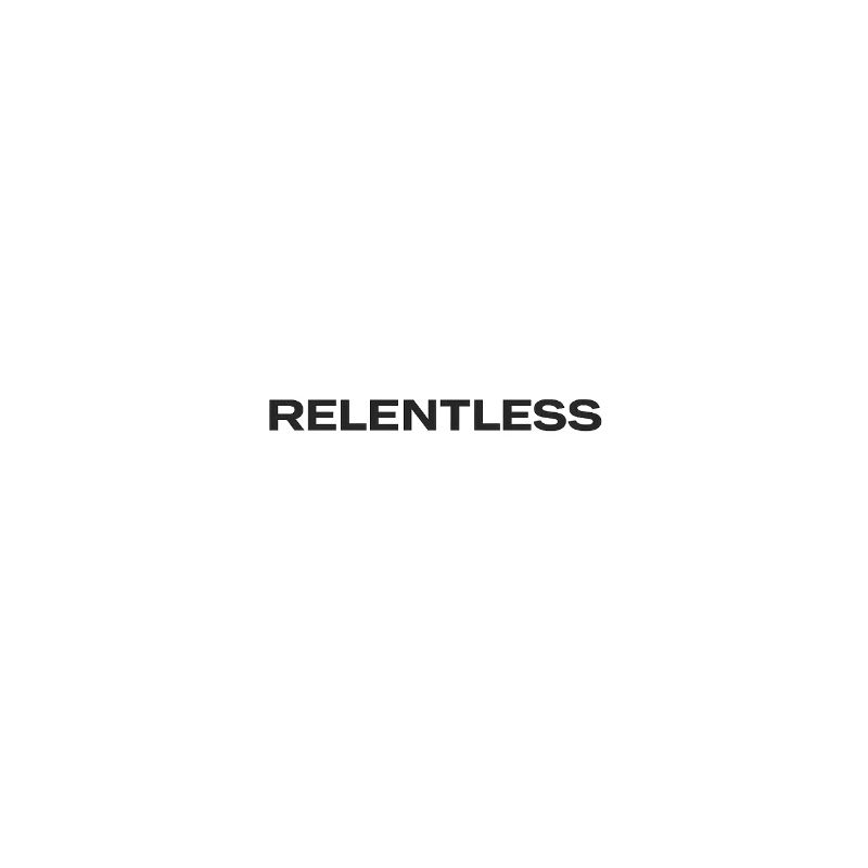 Relentless Typography Strong Text Design