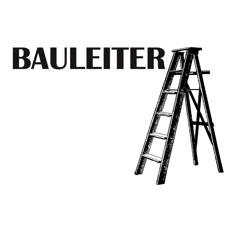Bauleiter Typografie Baustellenstil