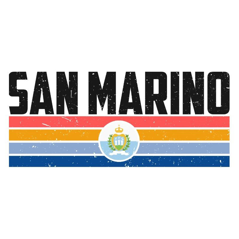 Graphique du drapeau de Saint-Marin