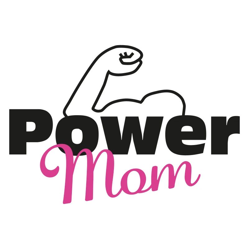 Power Mom schwarz-pink
