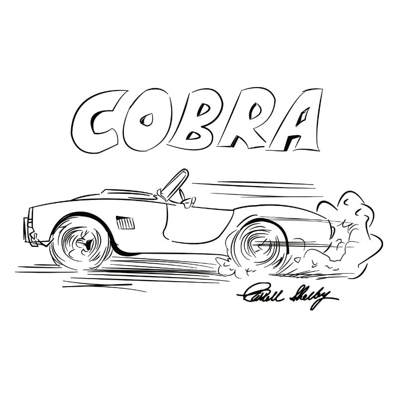 AC Cobra Comic Legende Geschenk