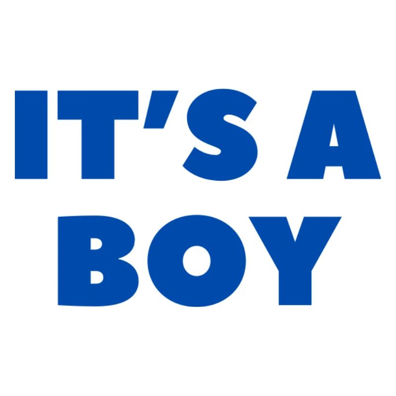 It's a Boy - Es ist ein Junge - Gender Reveal
