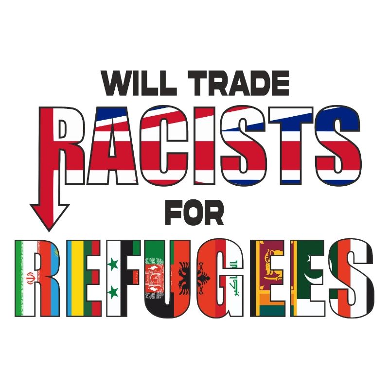 Wird Rassisten gegen Flüchtlinge tauschen