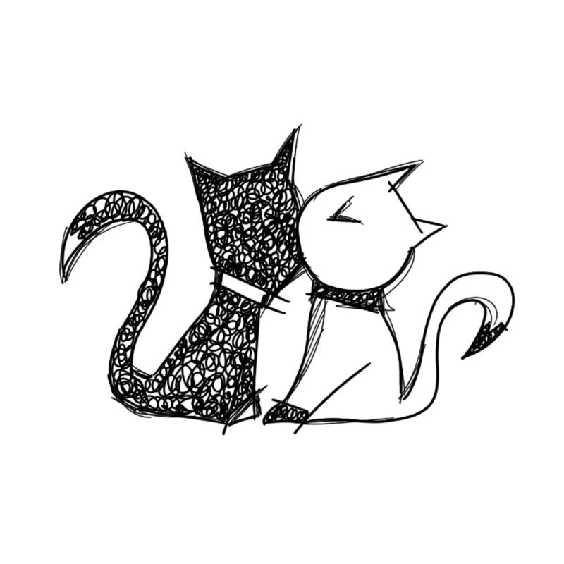 Schmuse Katzen