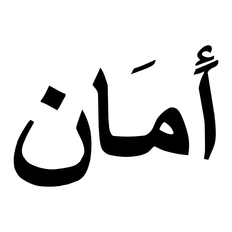 arabic for peace (2aman)