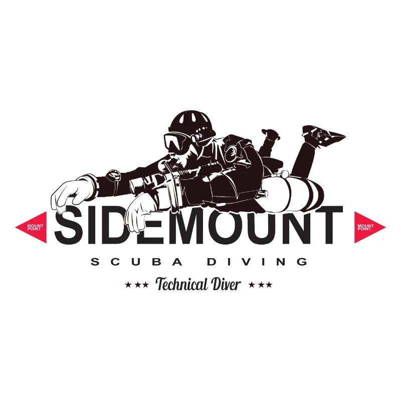 Sidemount Diver Diving Gift Tec Diving Cave
