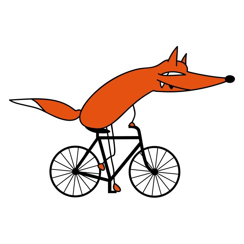 Schlauer Fahrradfahrer (c)