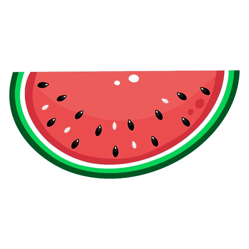 Wassermelone Design Scheibe