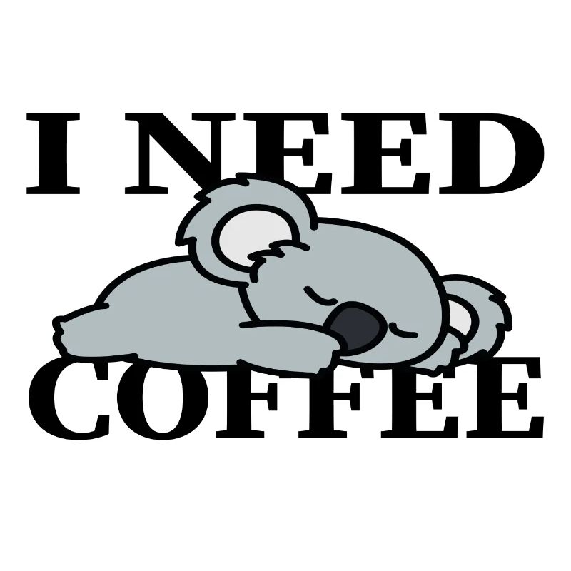 Lustiger ich brauch Kaffee Lustige Geschenkidee