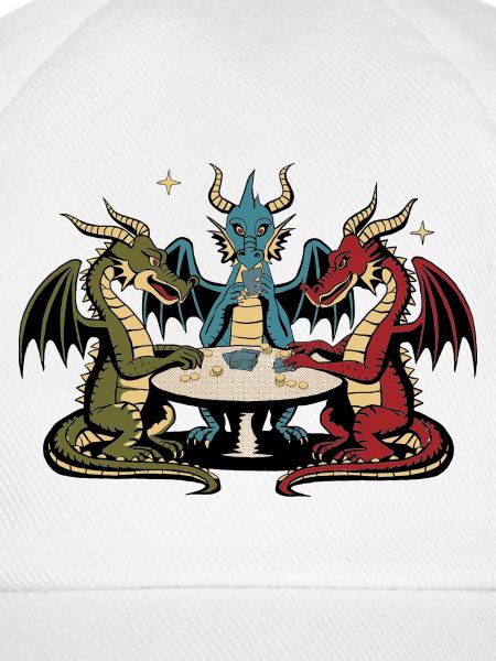 Dragons playing cards