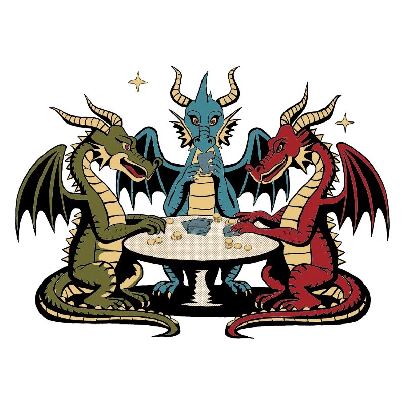 Drachen-Spielkarten