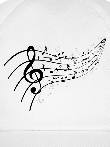 Black night with music knot