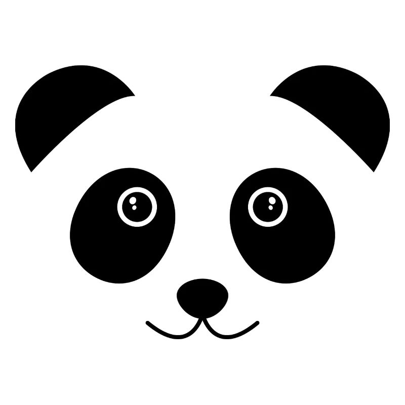 Visage de panda